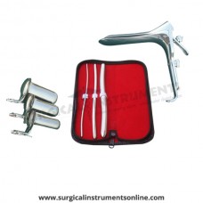 Hegar uterine dilator 3 pieces set,3-4, 7-8, 13-14, grave large, collin 3pcs